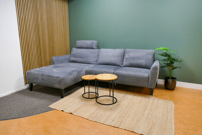 Refurbished Chaise Longue Pronto Donkergrijs