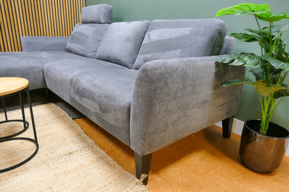 Refurbished Chaise Longue Pronto Donkergrijs