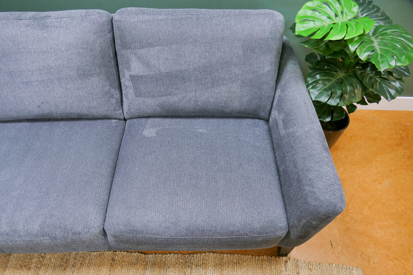 Refurbished Chaise Longue Pronto Donkergrijs
