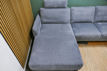 Refurbished Chaise Longue Pronto Donkergrijs