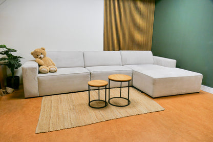 Refurbished Beige Chaise Longue