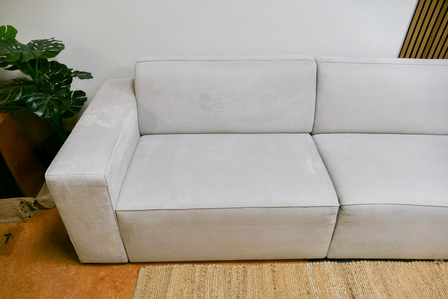Refurbished Beige Chaise Longue
