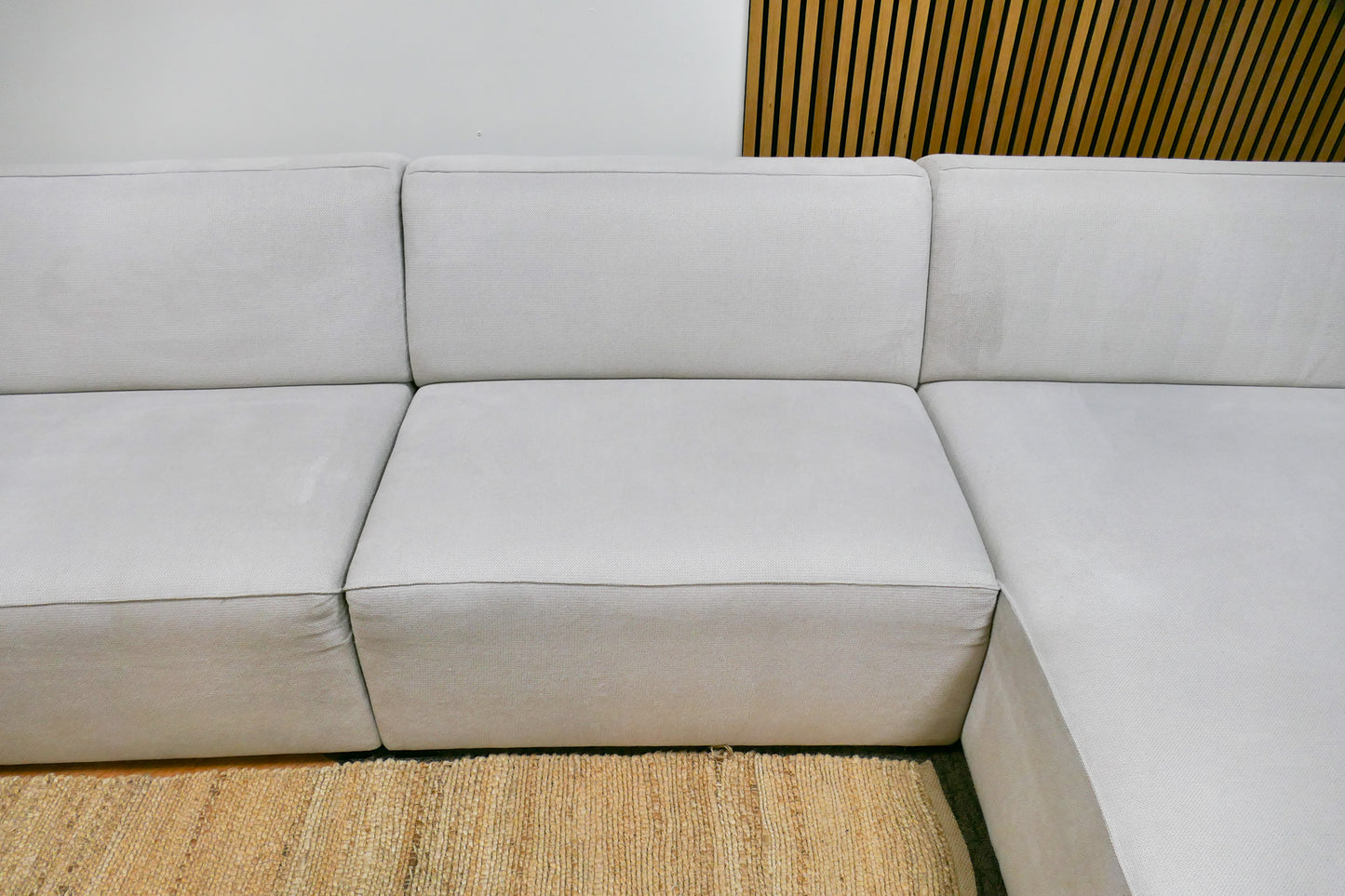 Refurbished Beige Chaise Longue