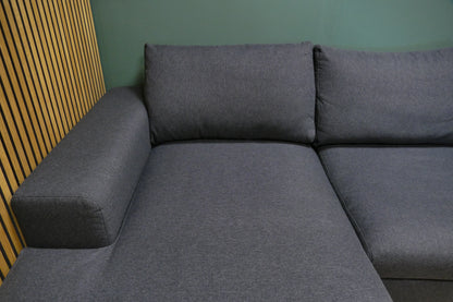 Refurbished Moderne Chaise Longue Antraciet