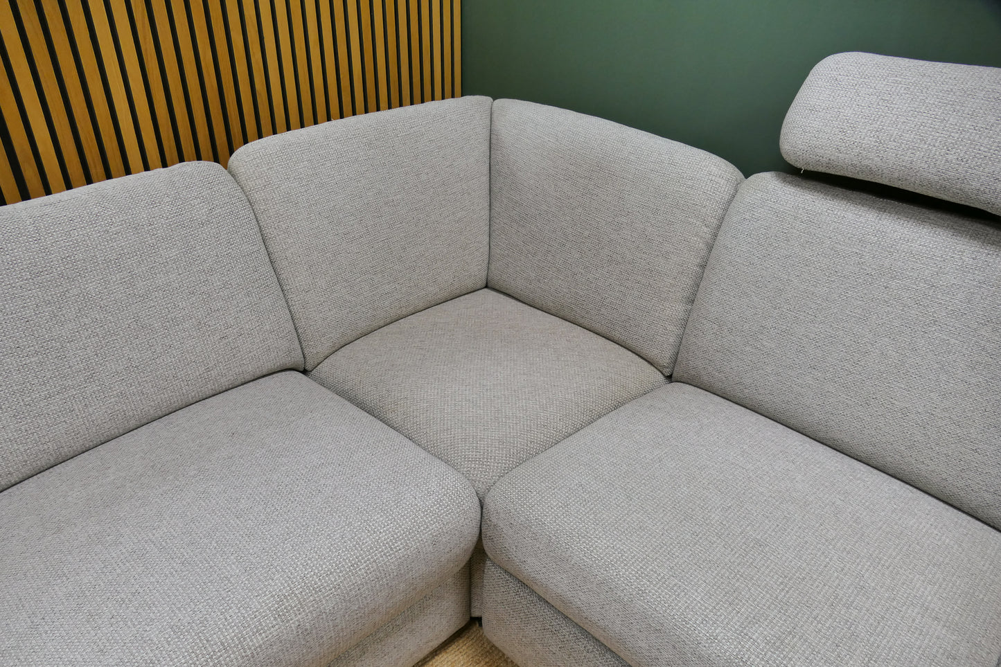 Refurbished U Bank Met Slaapfunctie en Afneembare Hoofdsteunen