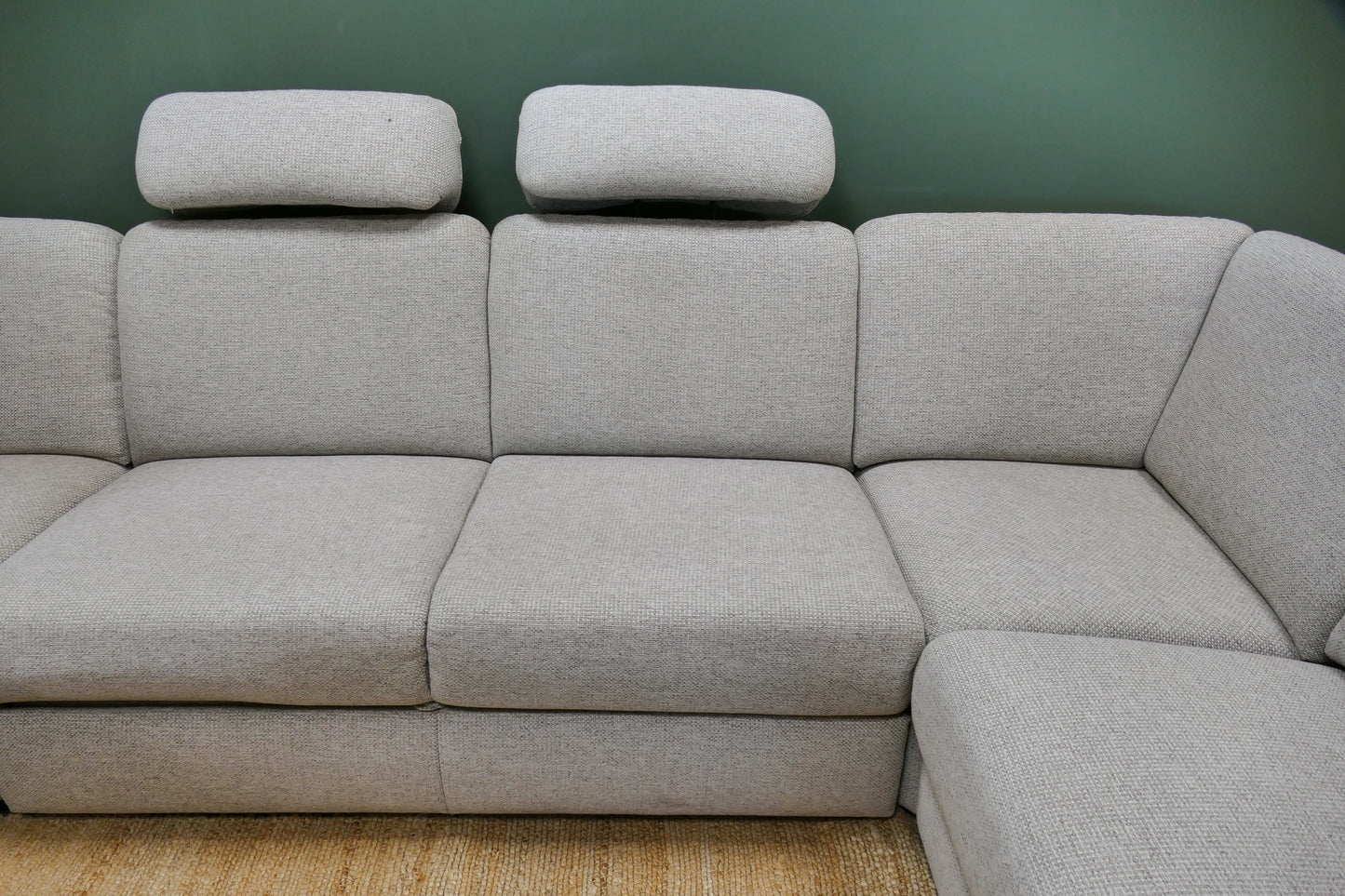Refurbished U Bank Met Slaapfunctie en Afneembare Hoofdsteunen