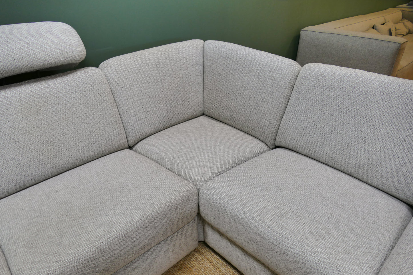 Refurbished U Bank Met Slaapfunctie en Afneembare Hoofdsteunen