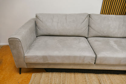 Refurbished Chaise Longue Microvezel Grijs