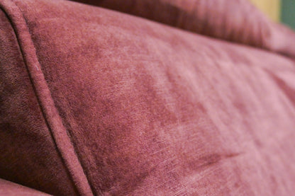 Refurbished Velvet Hoekbank Magenta Paars Zitmaxx