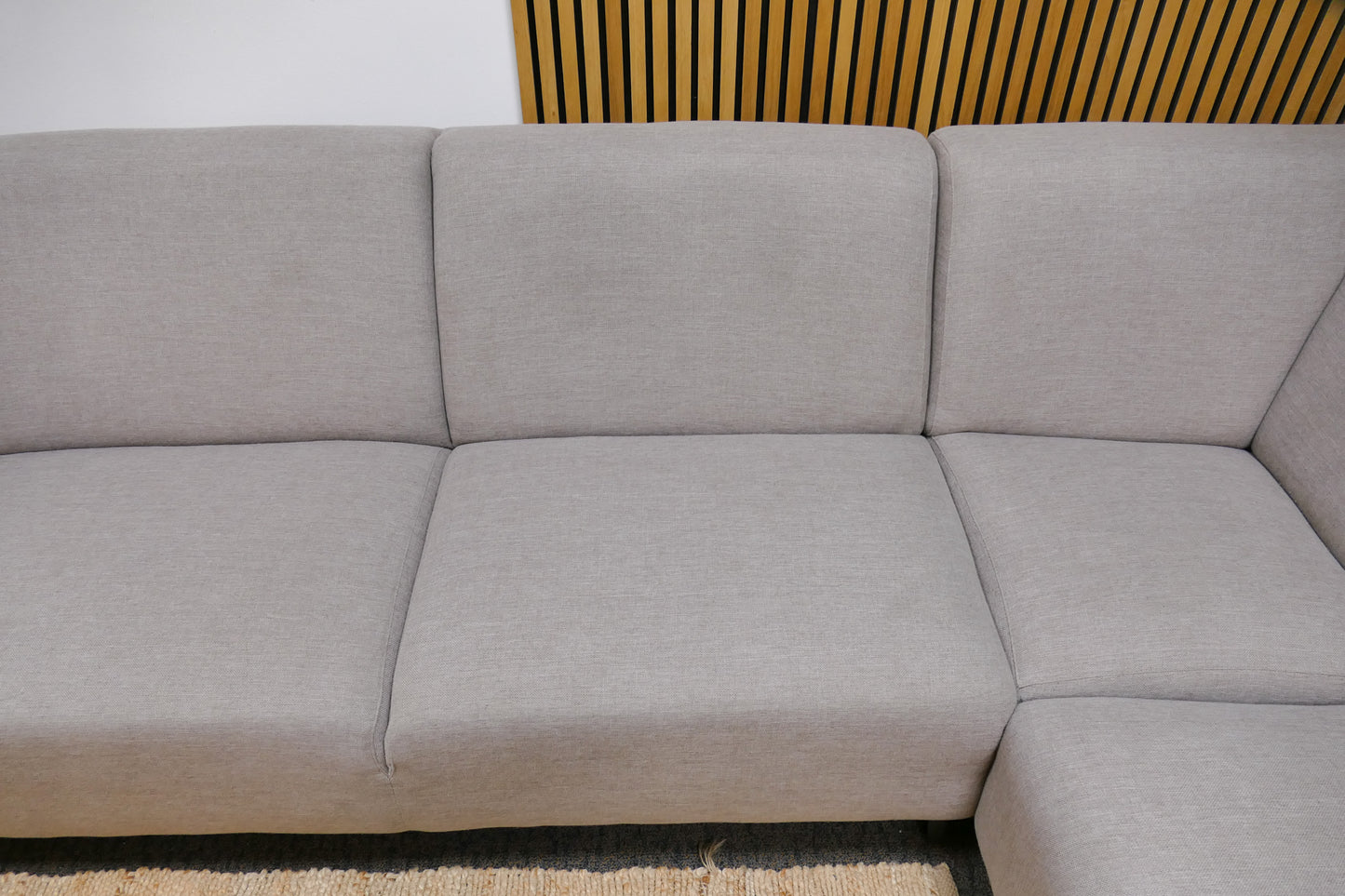 Refurbished Hoekbank Beige Taupe