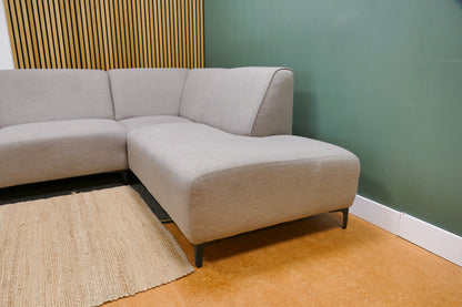 Refurbished Hoekbank Beige Taupe