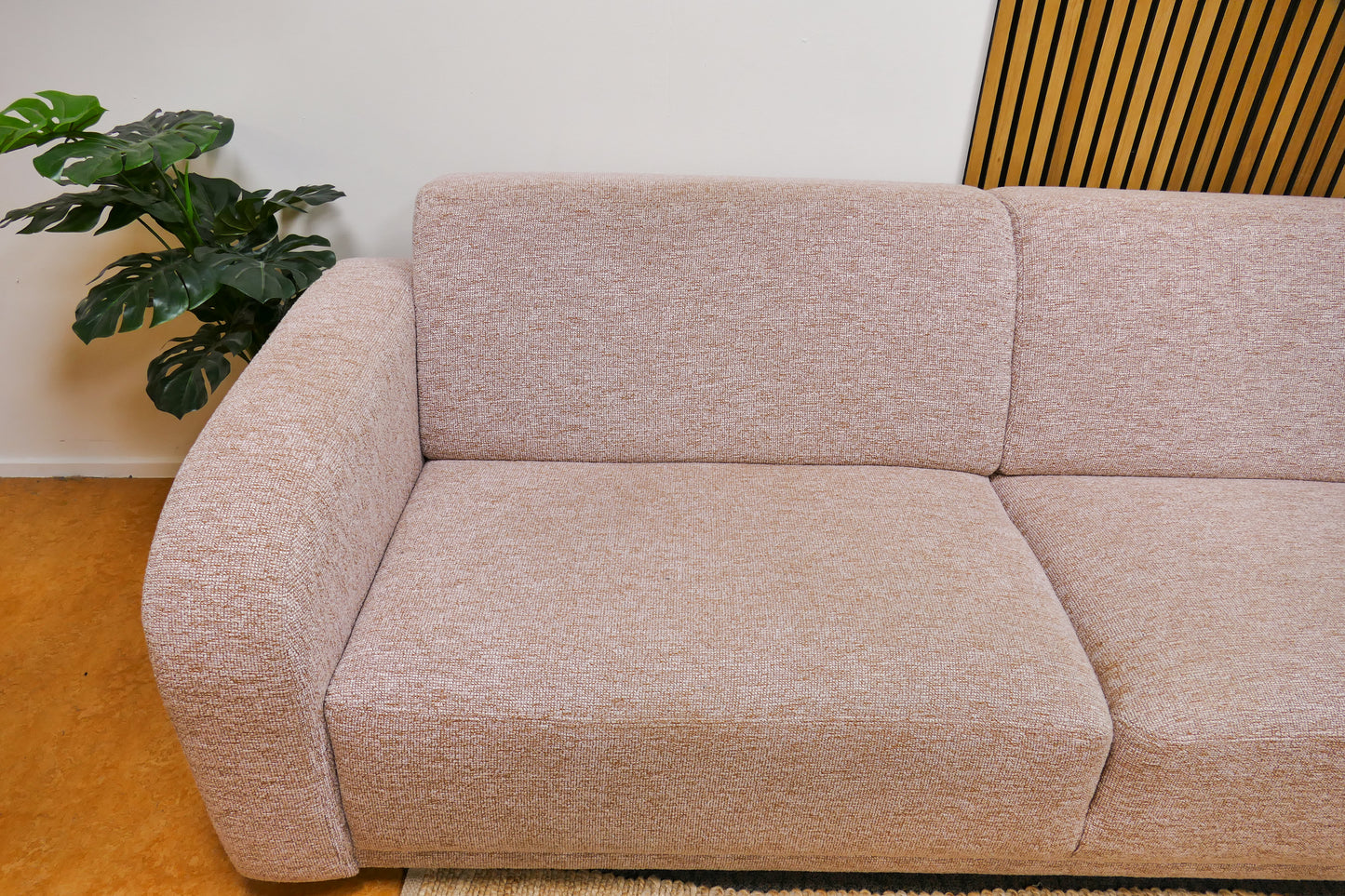 Refurbished 3 Zits bank Roze Gemeleerd