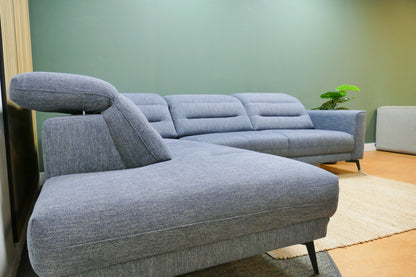 Refurbished Moderne Hoekbank Noème Kuba Blauw