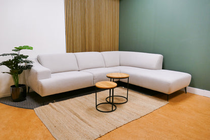 Refurbished Hoekbank Montèl Beige Gemêleerd