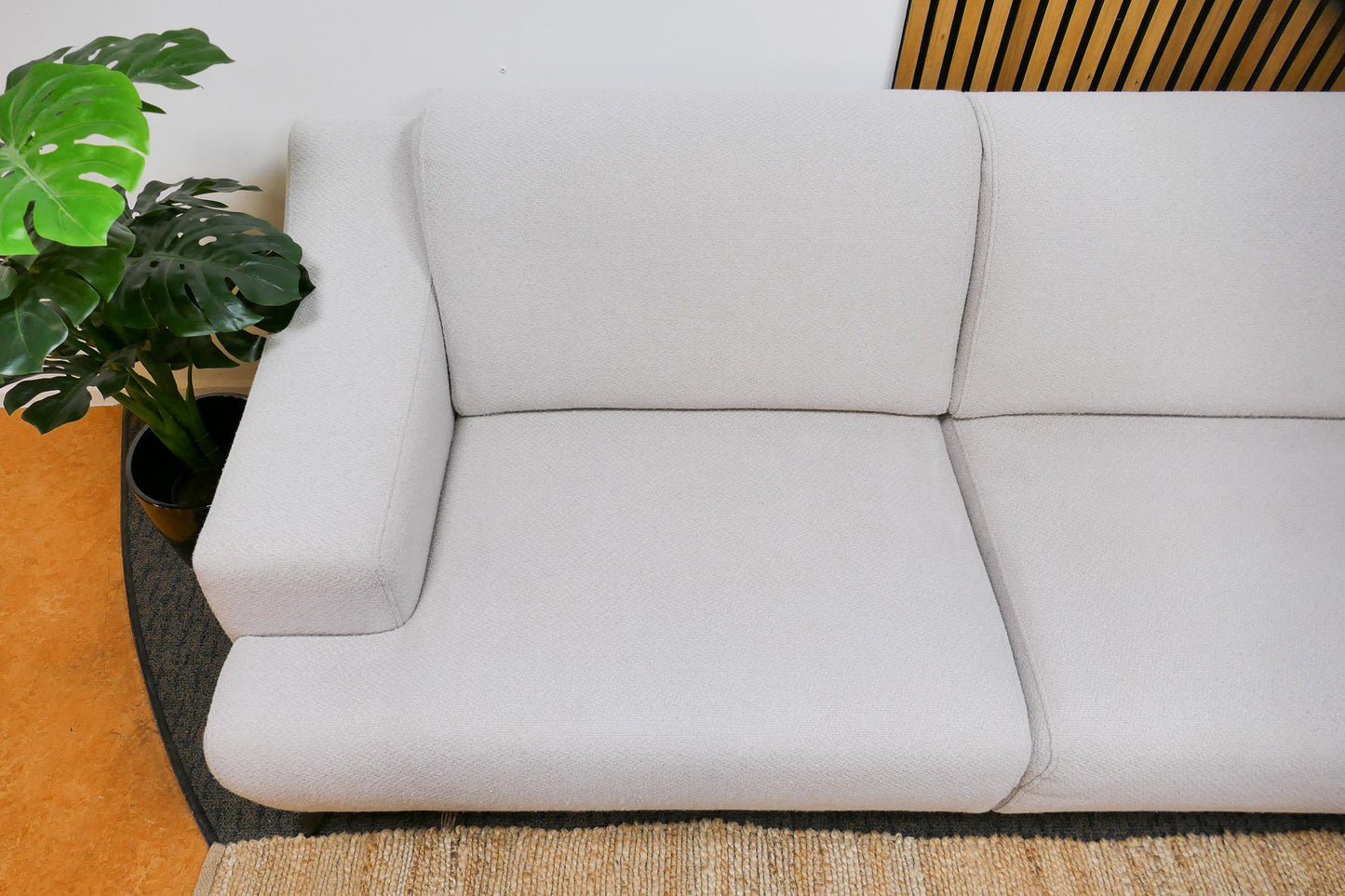 Refurbished Hoekbank Montèl Beige Gemêleerd