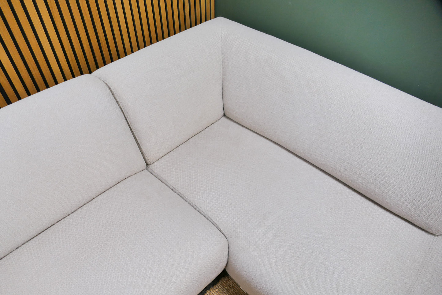 Refurbished Hoekbank Montèl Beige Gemêleerd