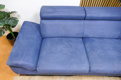 Refurbished Verstelbare Hoekbank Montèl Chicago Navy Blauw