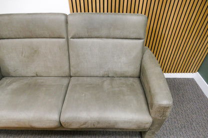 Refurbished 2,5-Zits De bommel Oxford Taupe/Groen