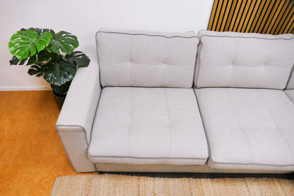 Refurbished Chaise Longue Lichtgrijs