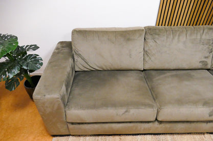 Refurbished Chaise Longue Taupe Groen