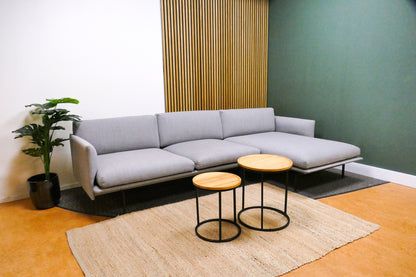 Refurbished Muuto Outline Bank Met Chaise Longue