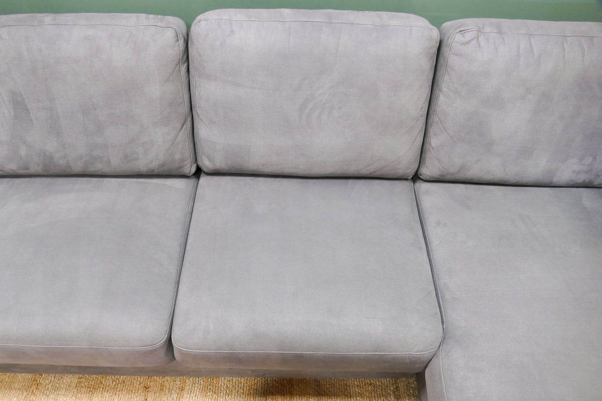 Refurbished U-Bank Profijt Feda Microvezel Antraciet/Paars