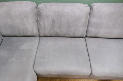 Refurbished U-Bank Profijt Feda Microvezel Antraciet/Paars