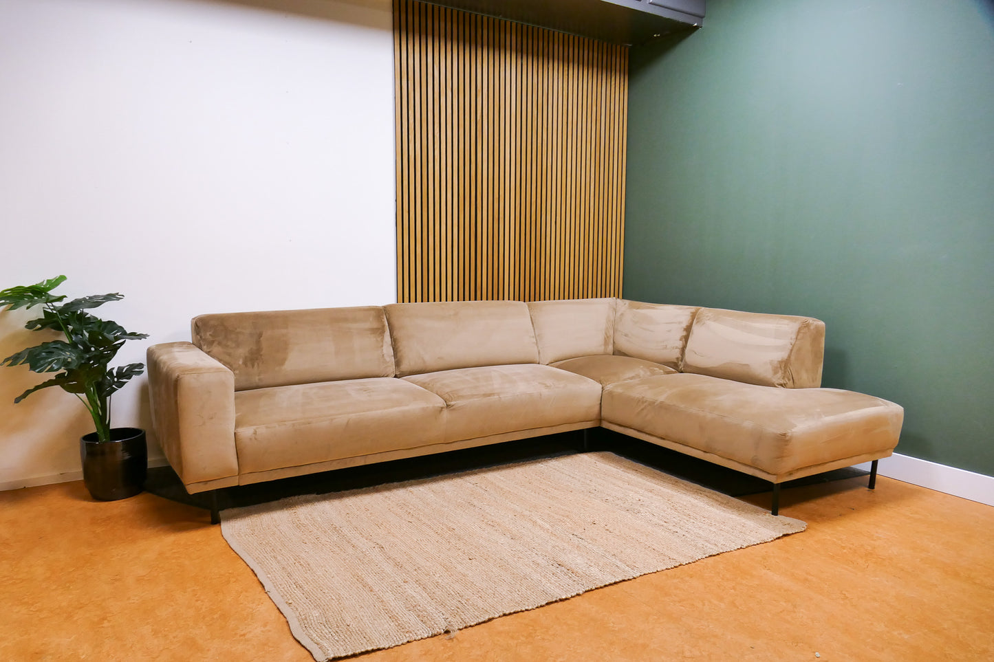 Refurbished Zitmaxx Hoekbank Taupe