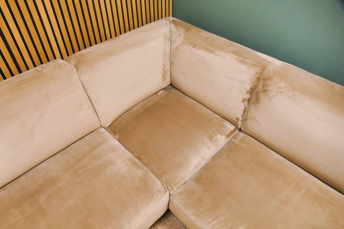 Refurbished Zitmaxx Hoekbank Taupe