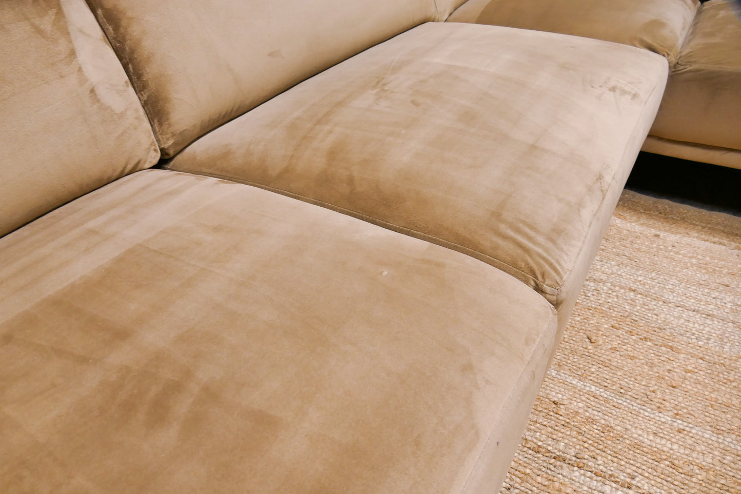 Refurbished Zitmaxx Hoekbank Taupe