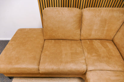 Refurbished Hoekbank Cesar Cognac