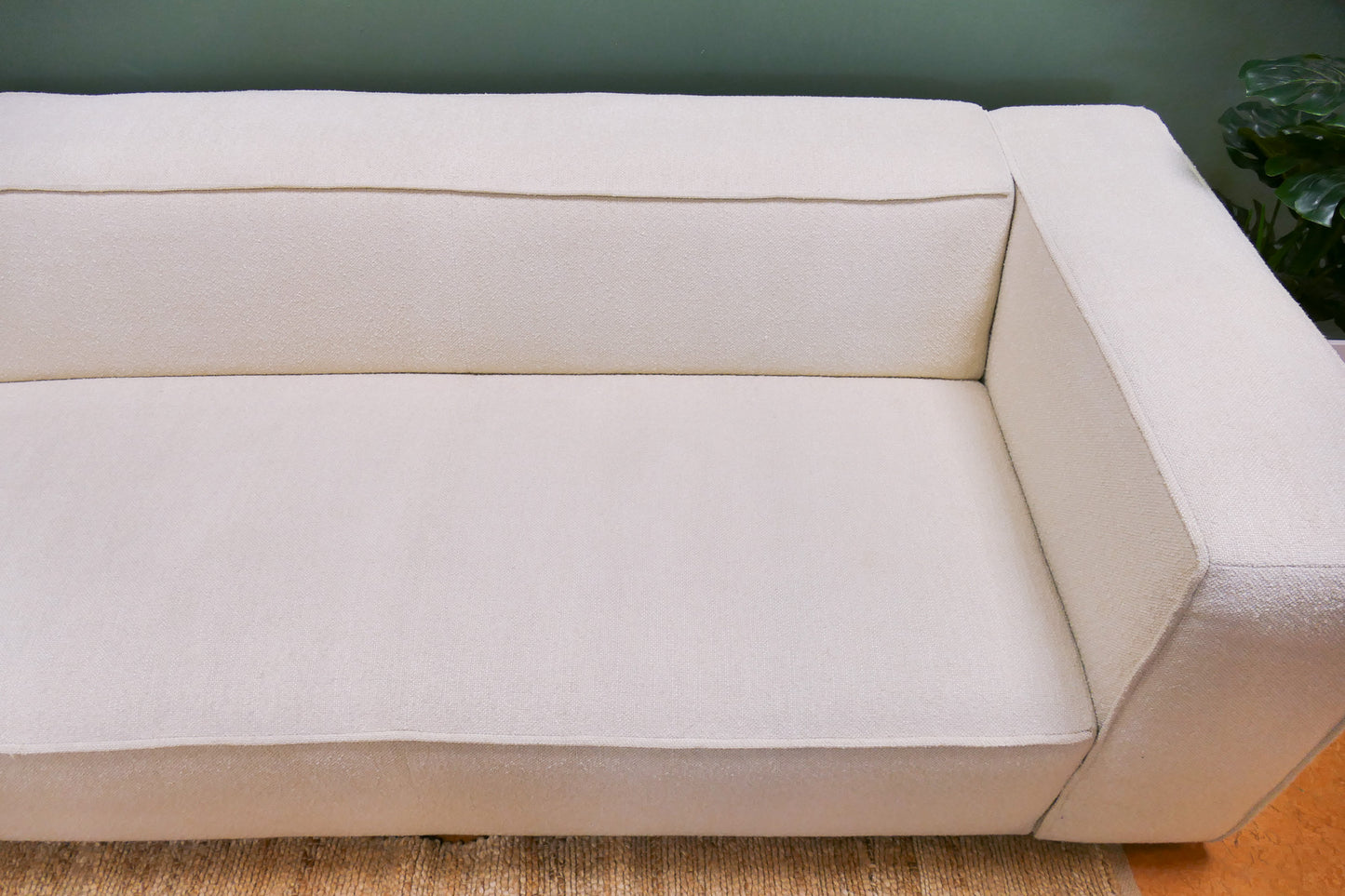 Refurbished Tampa Hoekbank Beige  Boucle