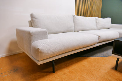 Refurbished Chaise Longue XL Loft Bobbie Lichtgrijs