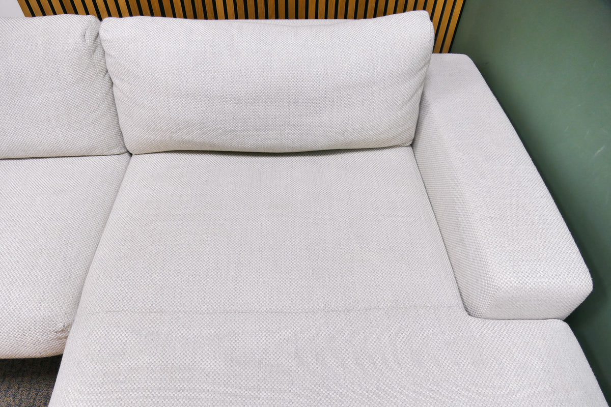 Refurbished Chaise Longue XL Loft Bobbie Lichtgrijs