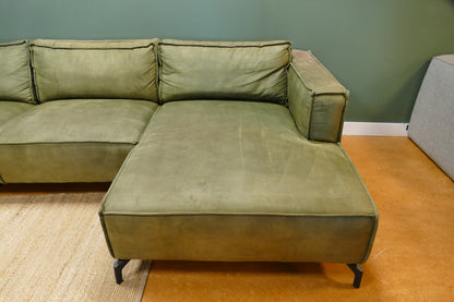 Refurbished Grote U Bank Microvezel Groen