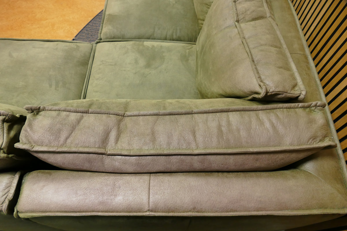 Refurbished Grote U Bank Microvezel Groen