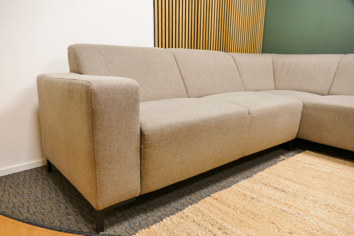 Refurbished Modern Hoekbank Taupe
