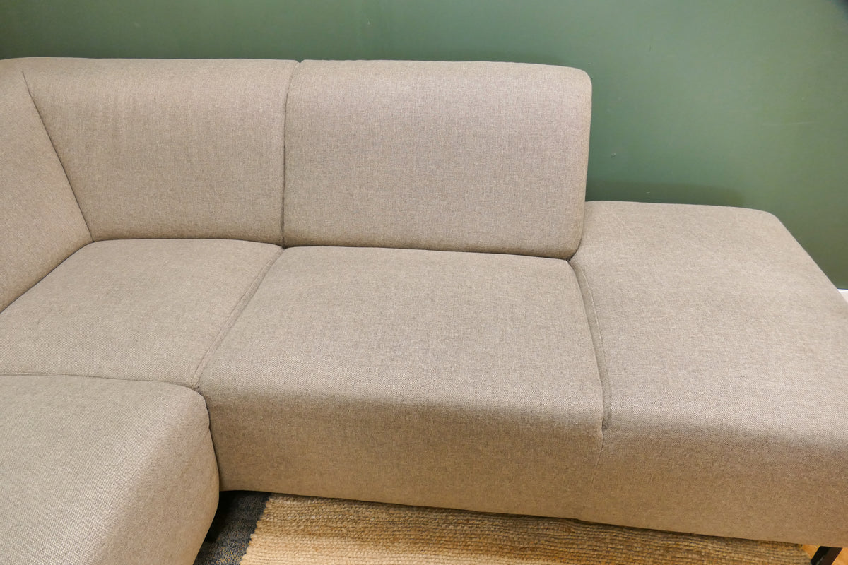 Refurbished Modern Hoekbank Taupe