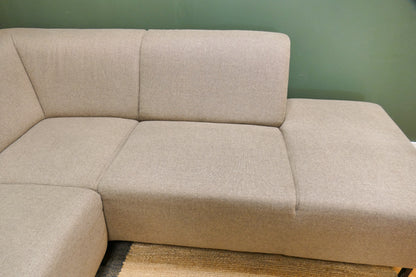 Refurbished Modern Hoekbank Taupe