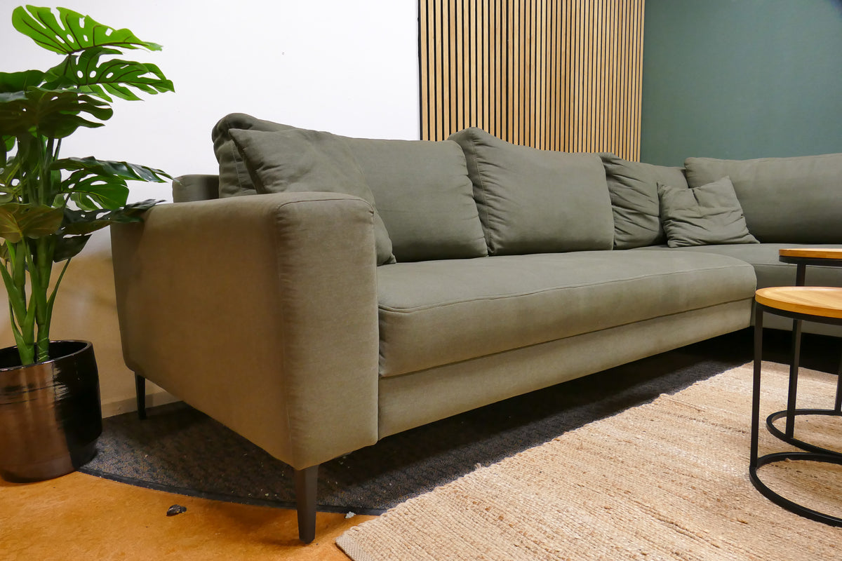 Refurbished Hoekbank Goossens Coco Groen