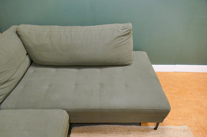 Refurbished Hoekbank Goossens Coco Groen