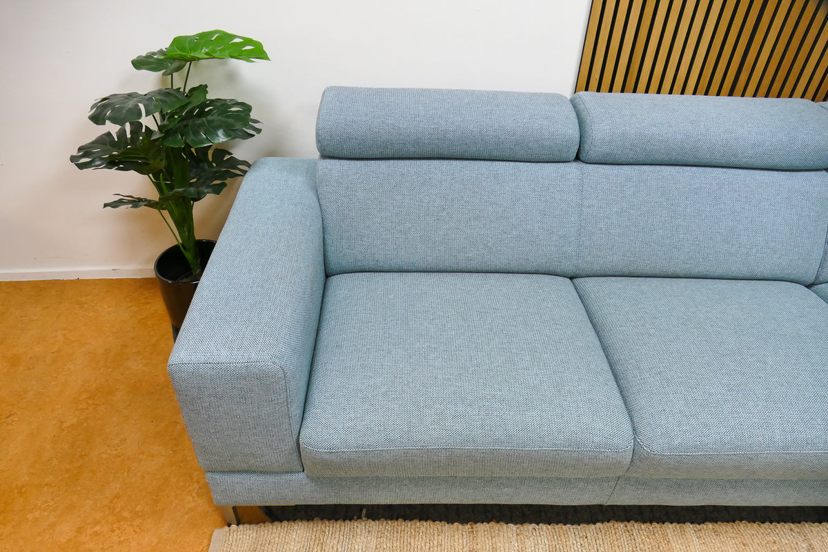 Refurbished Montel Hoekbank Tosca Lichtblauw