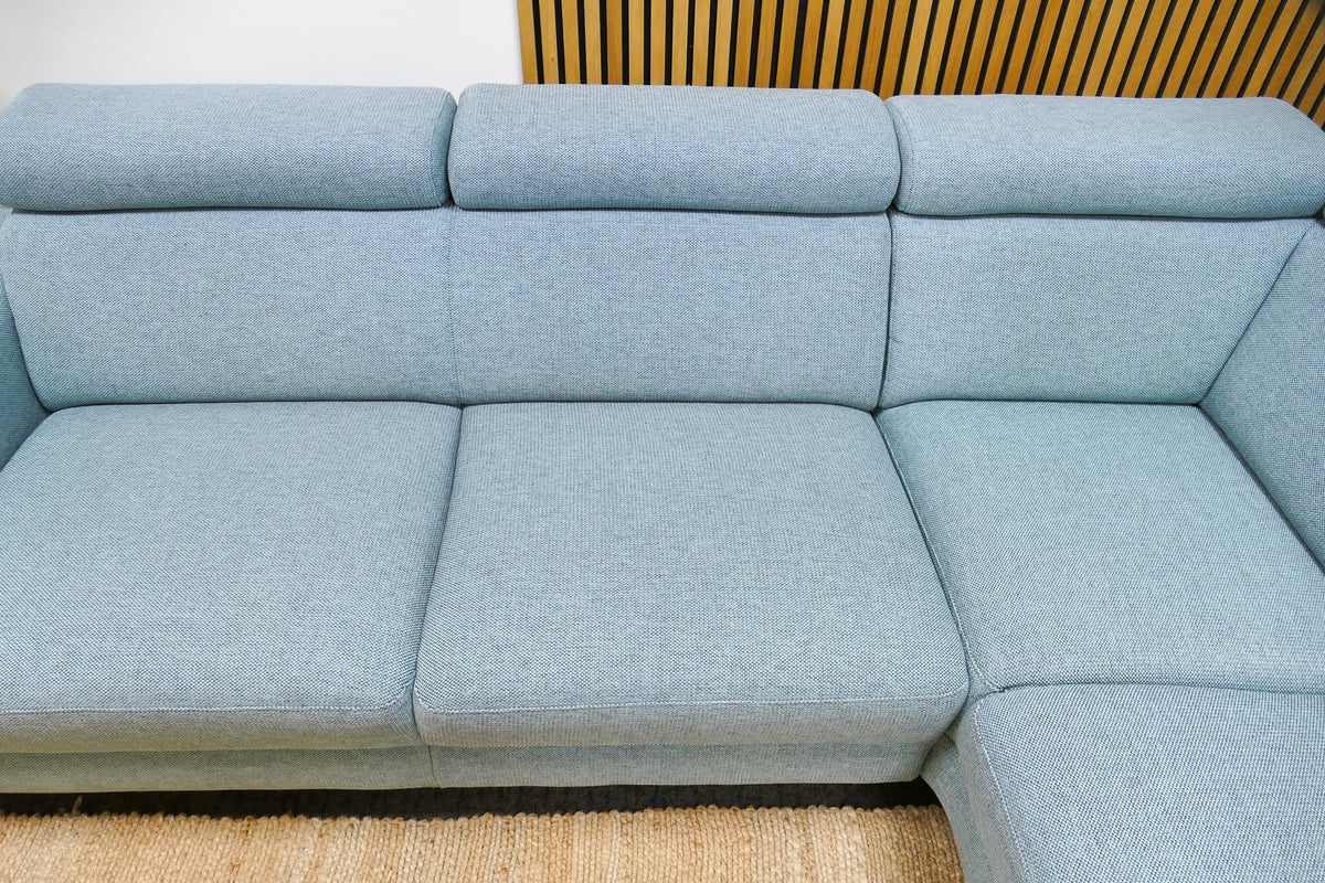 Refurbished Montel Hoekbank Tosca Lichtblauw