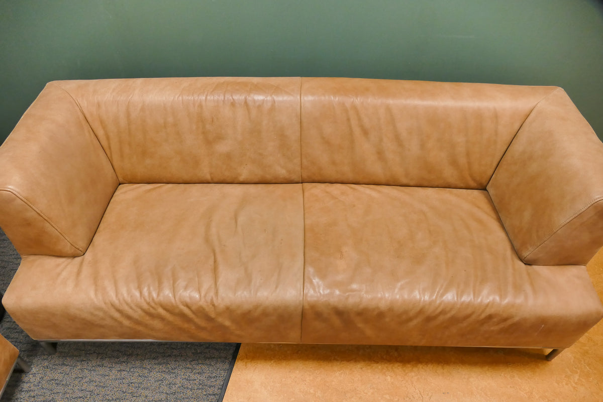 Refurbished Koinor Set Cognac Leer