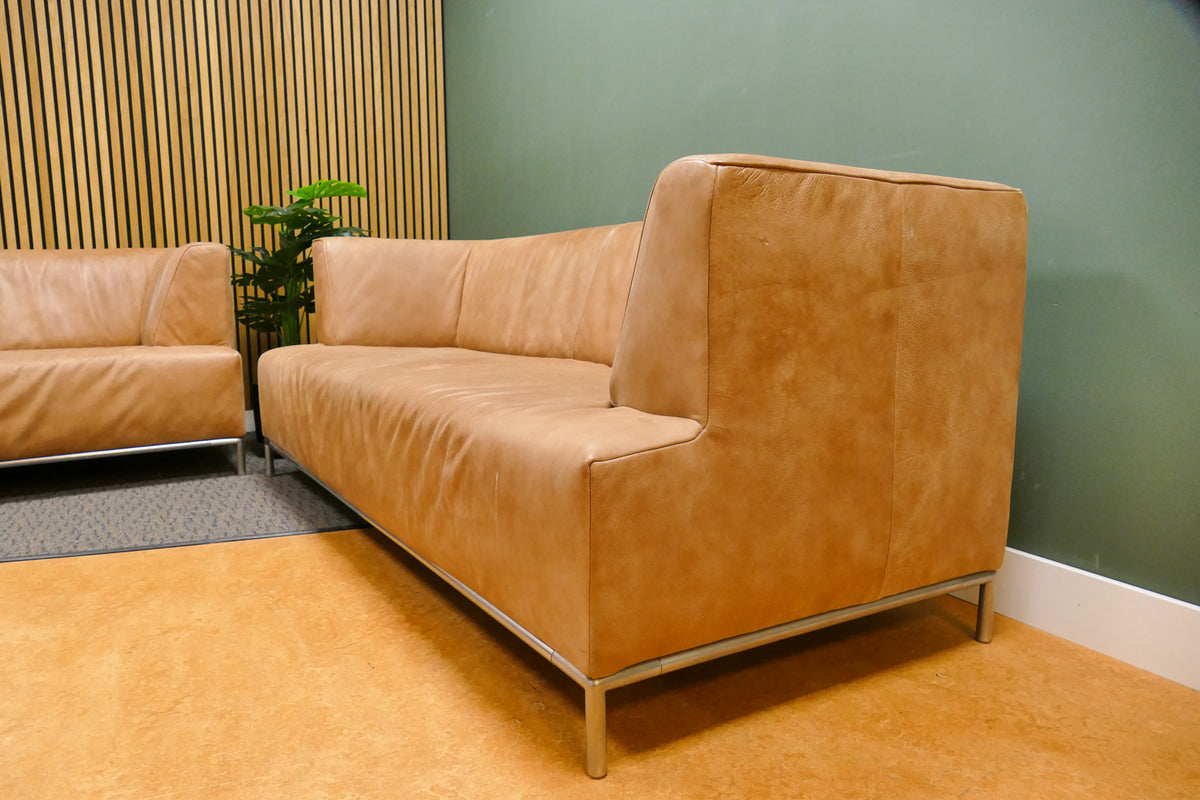 Refurbished Koinor Set Cognac Leer