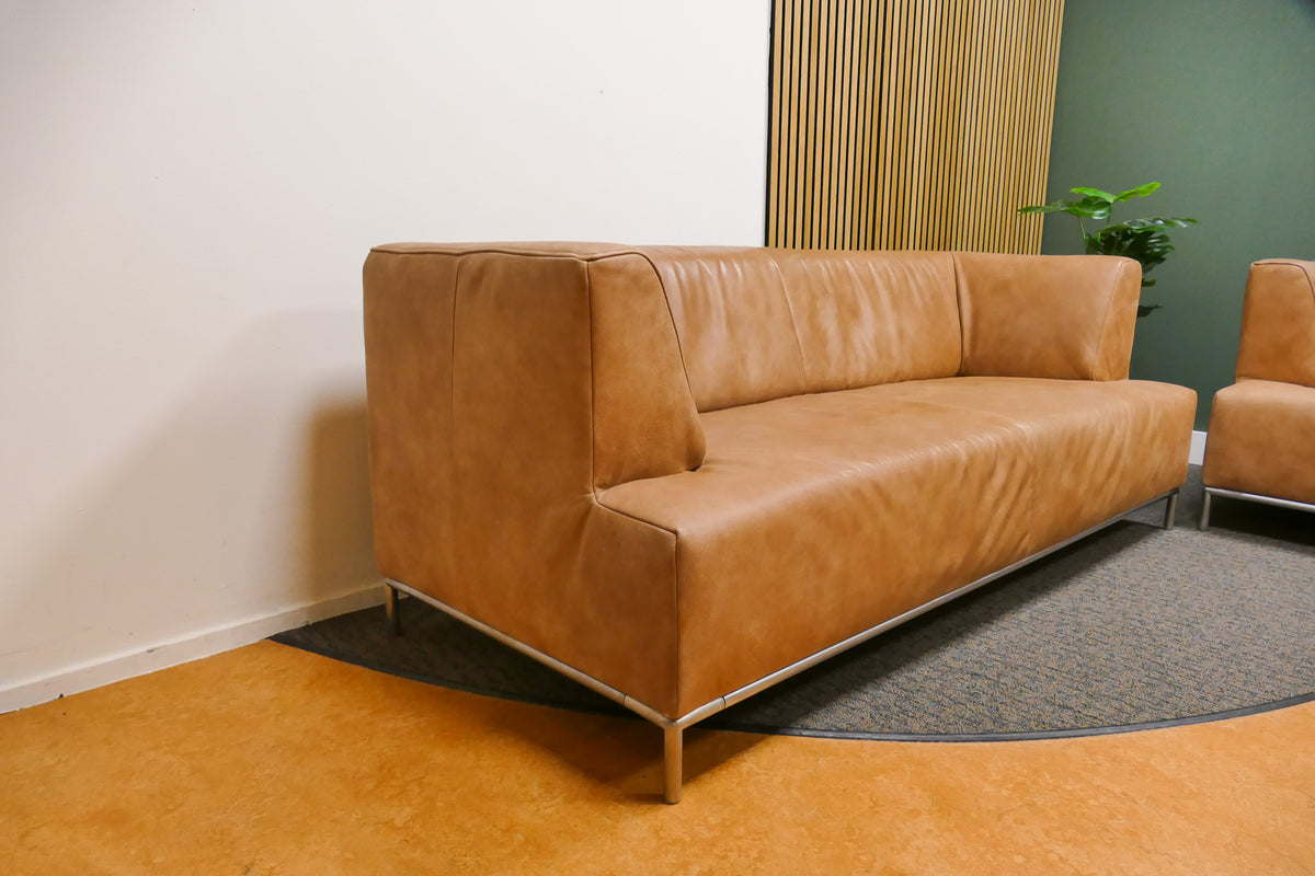 Refurbished Koinor Set Cognac Leer