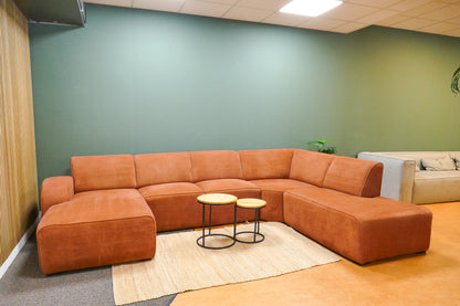 Refurbished Moderne U Bank Terracotta