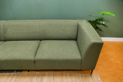 Refurbished Moderne Hoekbank Groen
