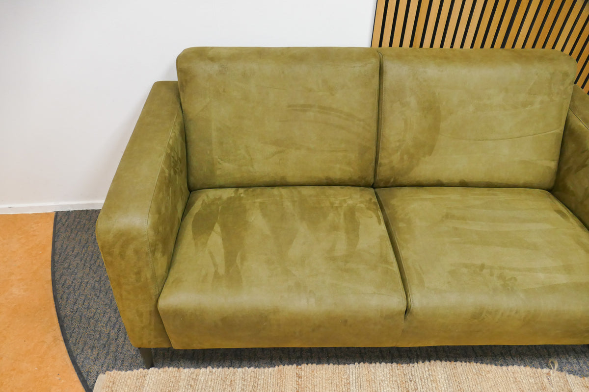 Refurbished 2-Zits Bank Microvezel Groen