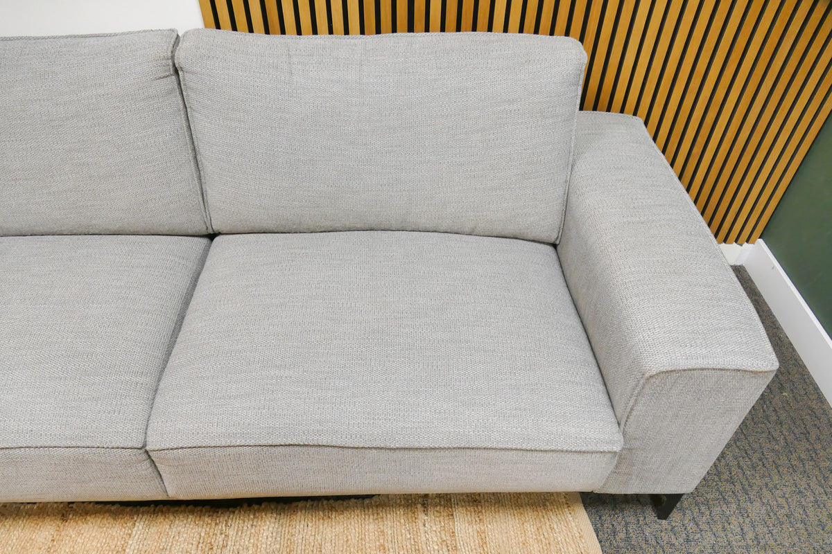 Refurbished 3-Zits Bank Profijt Meubel Lichtgrijs Gemêleerd